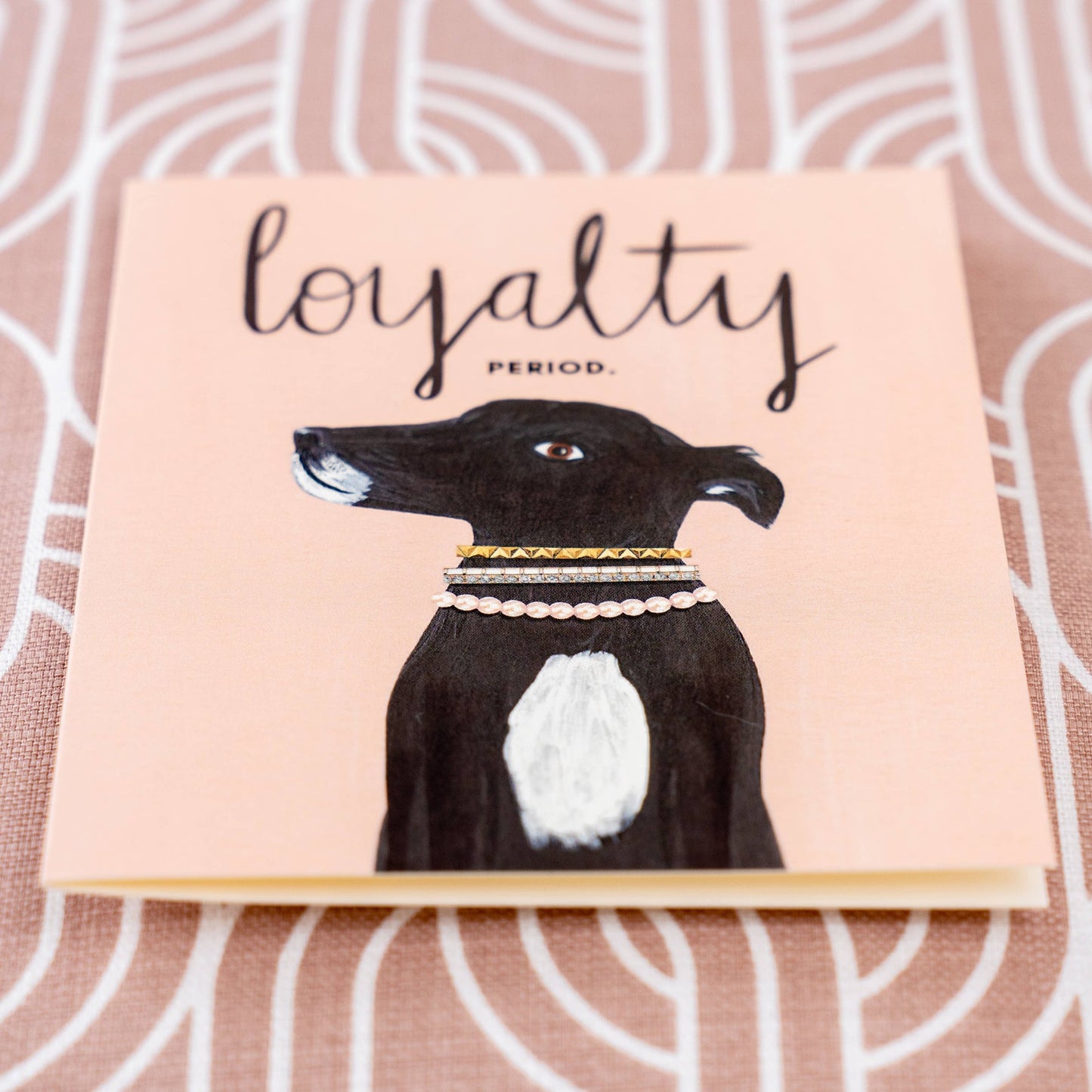 Loyalty Period. Greeting Card by Girl w/ Knife