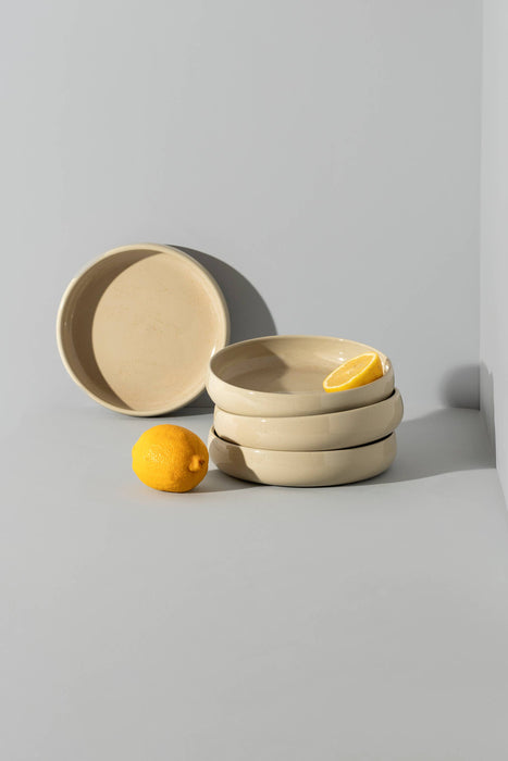 Handmade Stoneware Pasta/Salad Plate