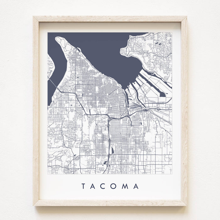 Oconomowoc "Blueprint" Map- 11x14