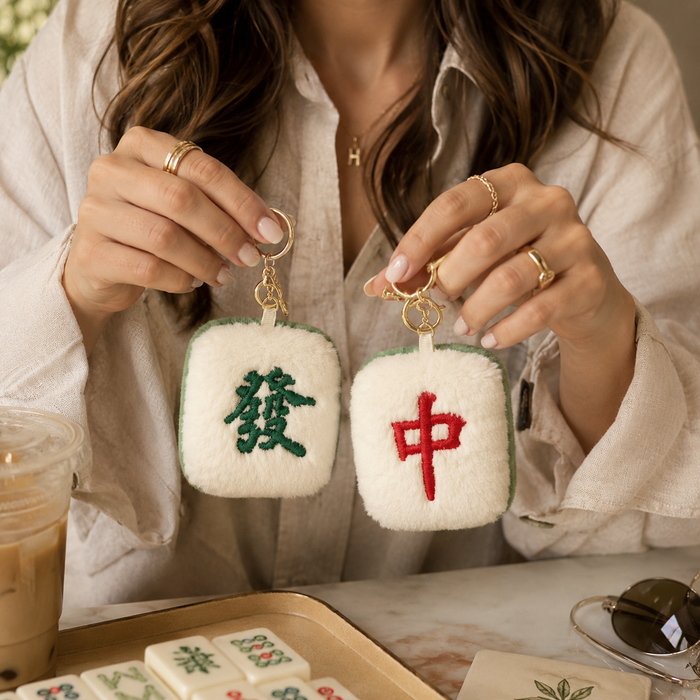Mahjong Plush Keychain