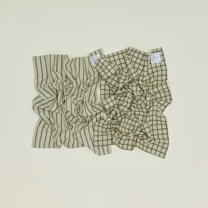 ESSENTIAL YARN DYED DISH TOWEL- Set of 2