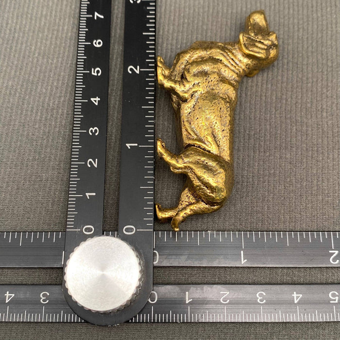 Brass Dachshund Dog