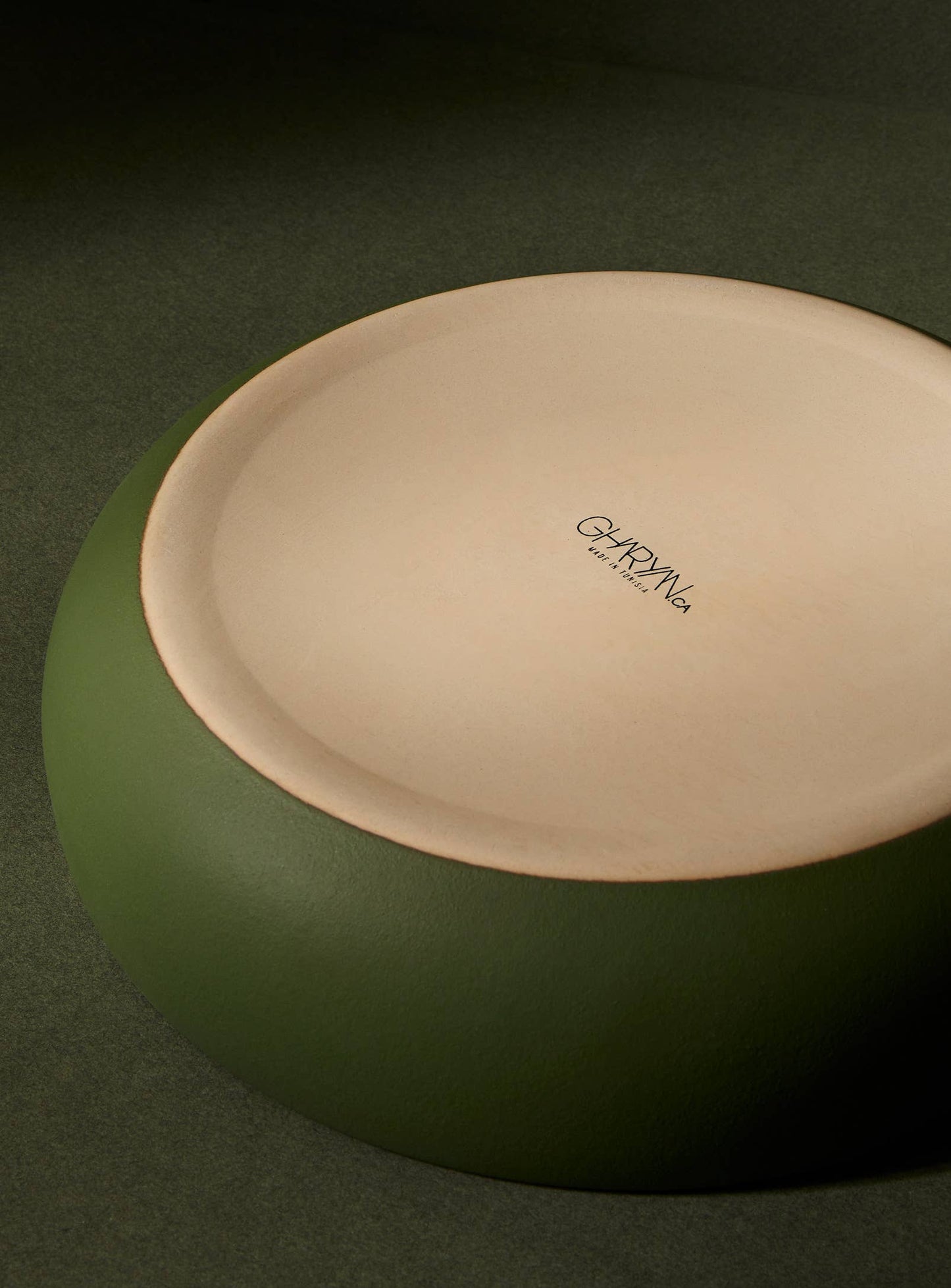 Stoneware Shallow Serving Bowl