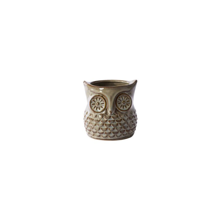 Great Grey Owl Pot