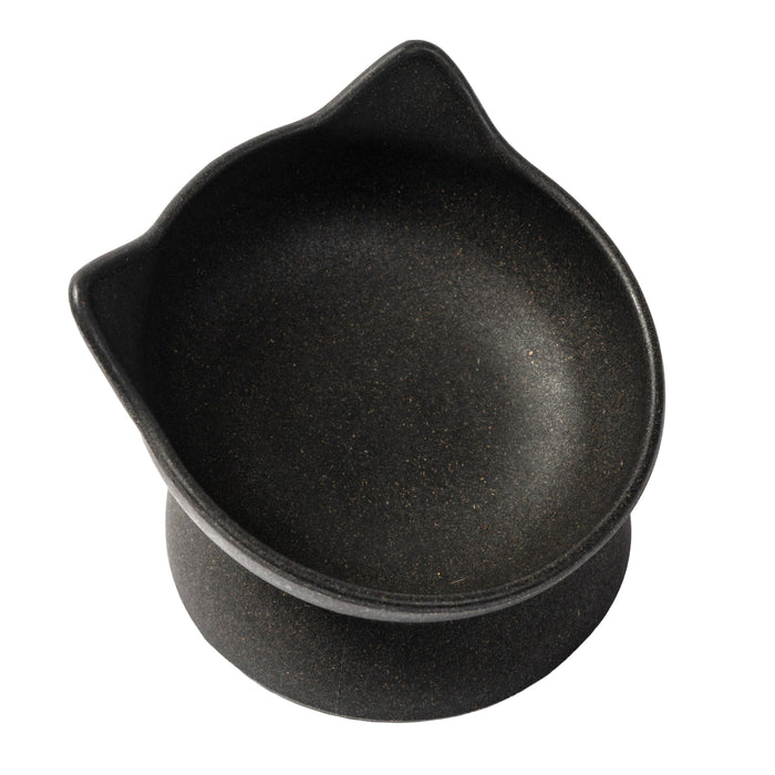 Archie Bamboo Tilt Cat Bowl