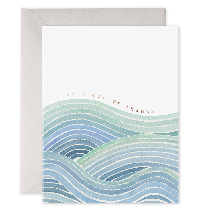 Ocean of Thanks Greeting Card