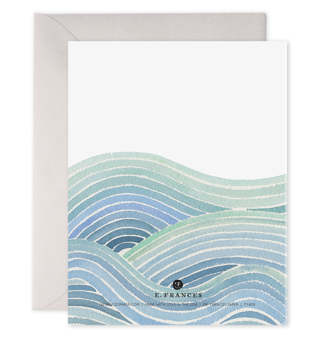 Ocean of Thanks Greeting Card