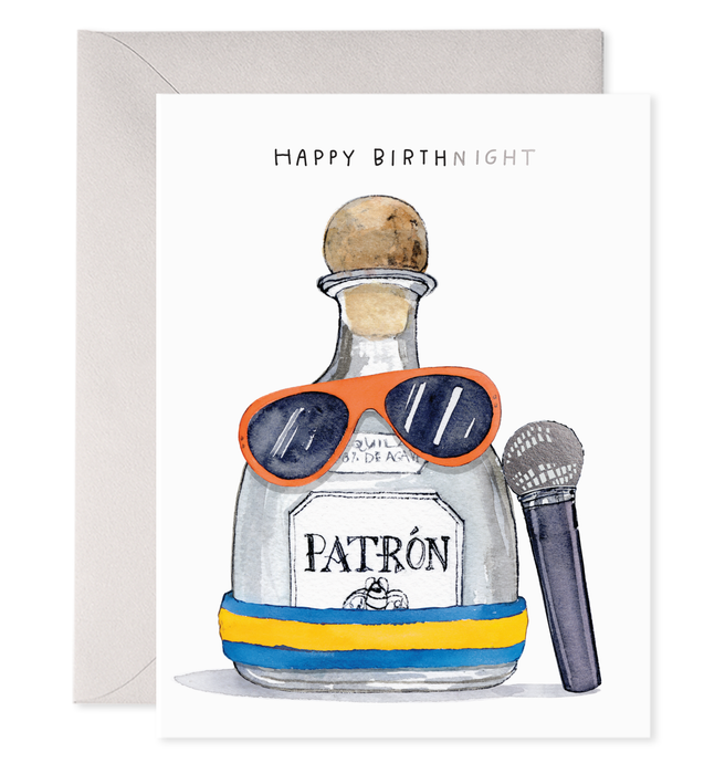 Tequila Birthday Greeting Card
