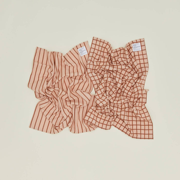 ESSENTIAL YARN DYED DISH TOWEL- Set of 2