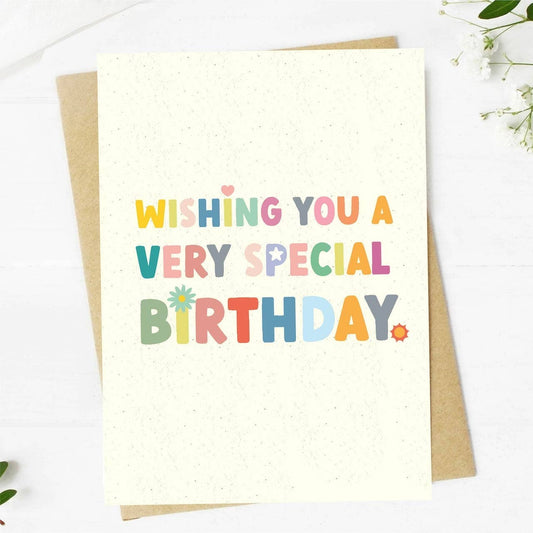 Wishing you a very special birthday birthday card