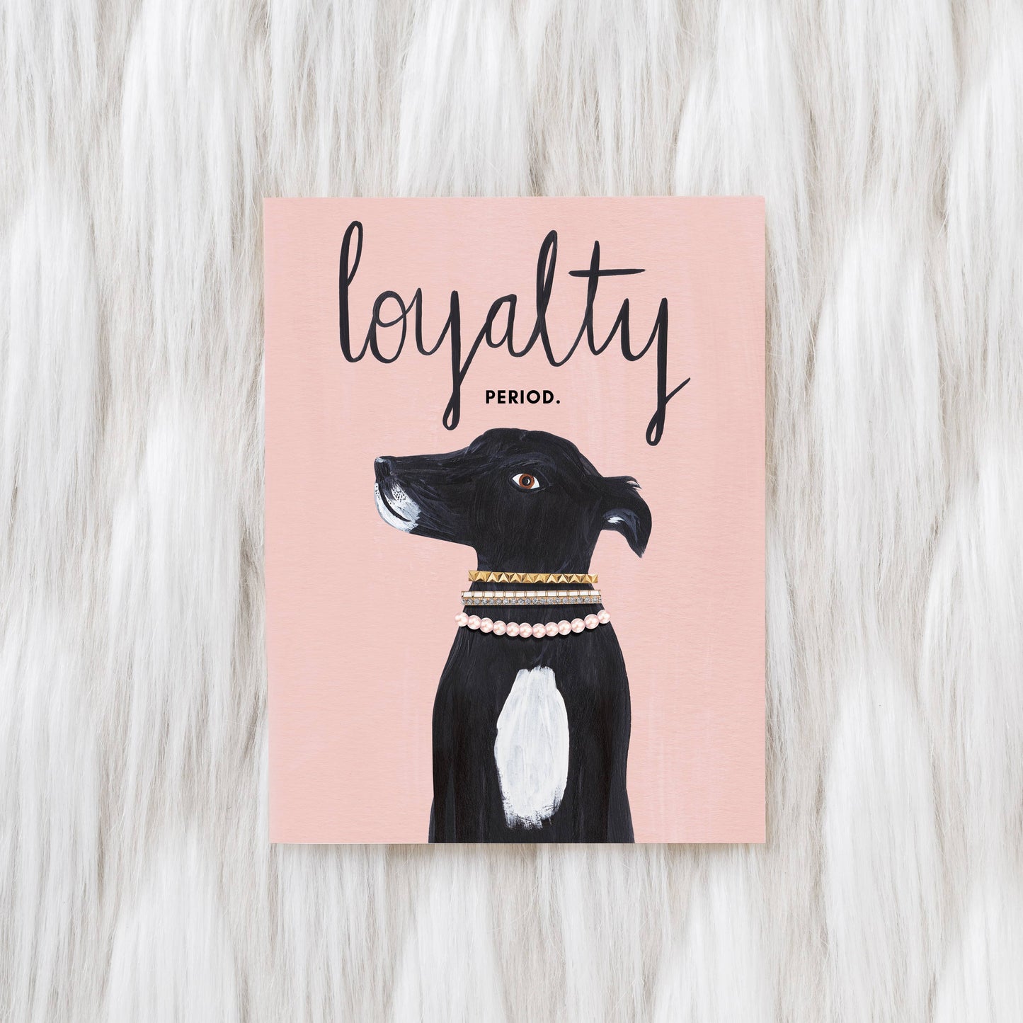 Loyalty Period. Greeting Card by Girl w/ Knife