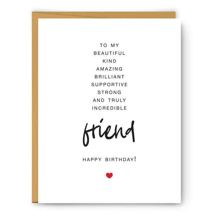 To My Friend - Birthday Card