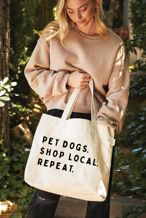PET DOGS Canvas Tote Bag