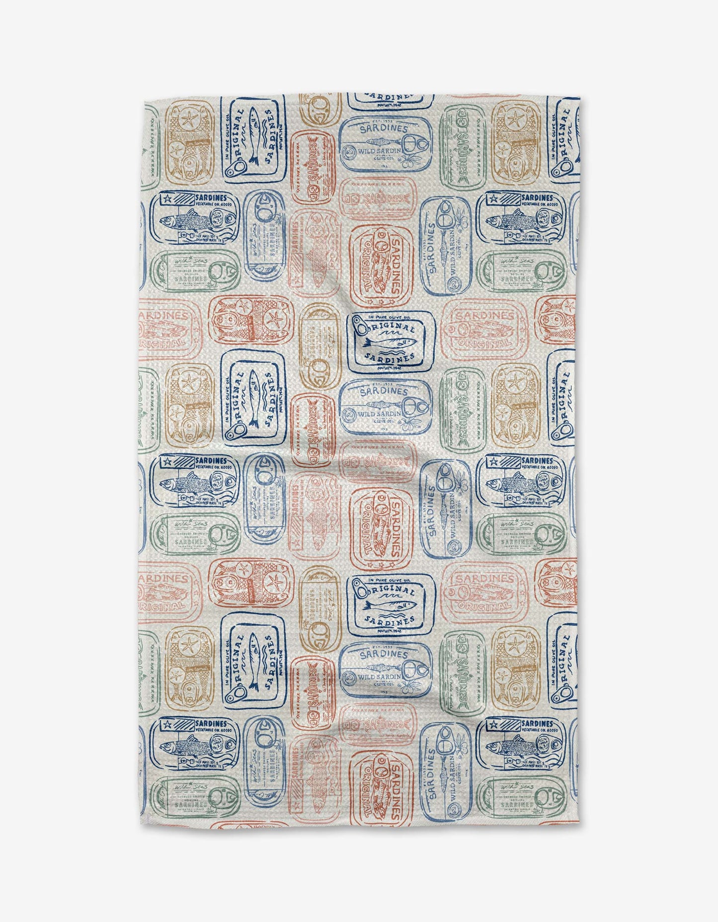 Geometry - Tinned Sardines Tea Towel