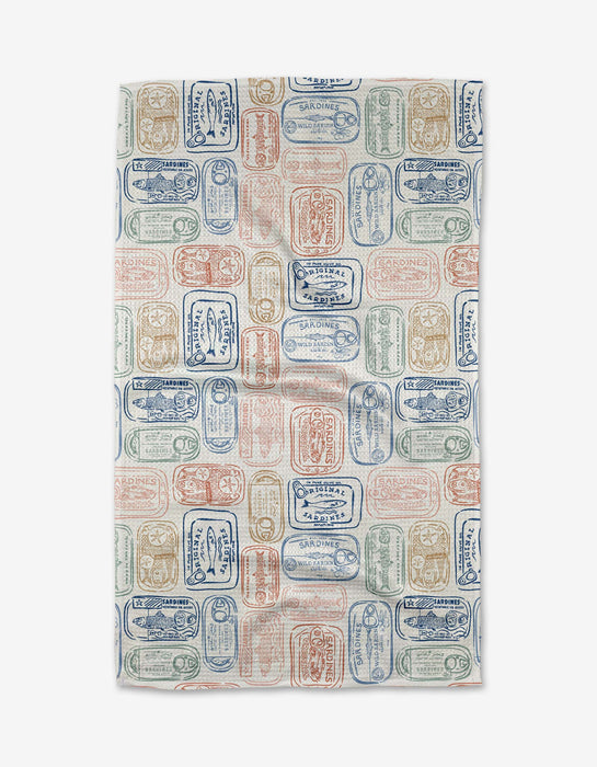 Geometry - Tinned Sardines Tea Towel