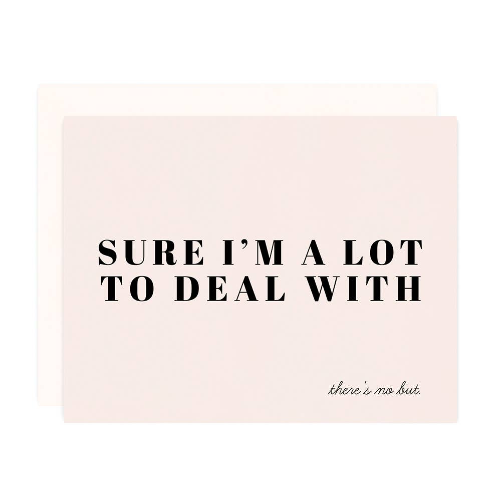 Sure I'm A Lot Greeting Card by Girl w/ Knife