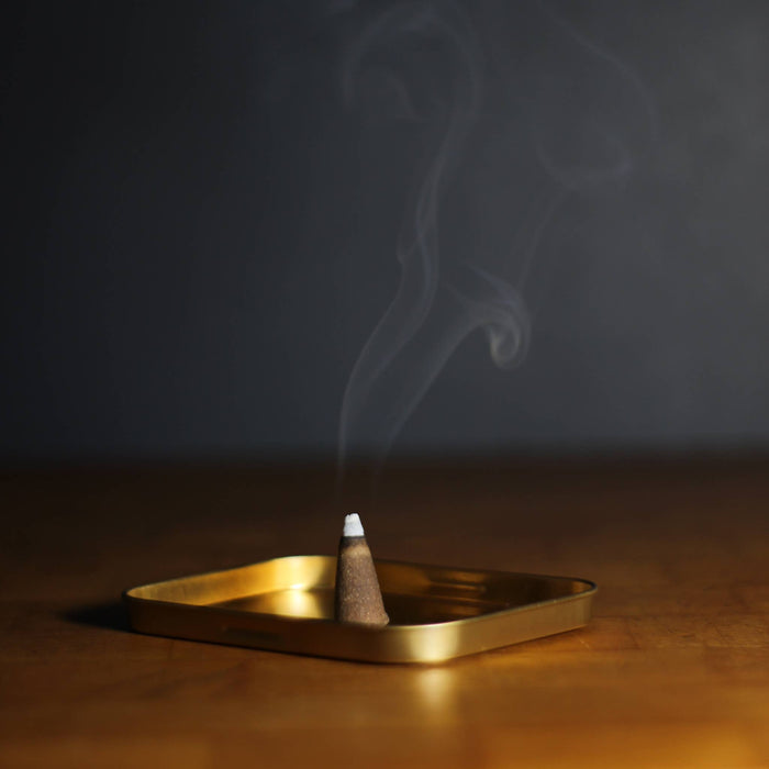 Pine + Leather Incense Cones, Tin of 30