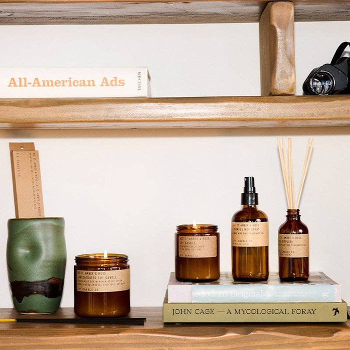 Amber & Moss Soy Candle