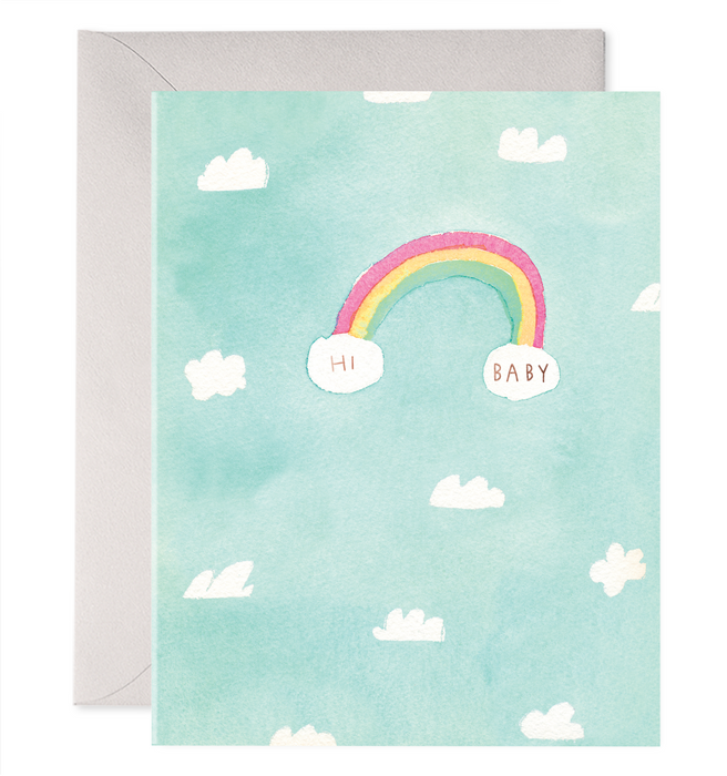 Hi Baby Sky Greeting Card
