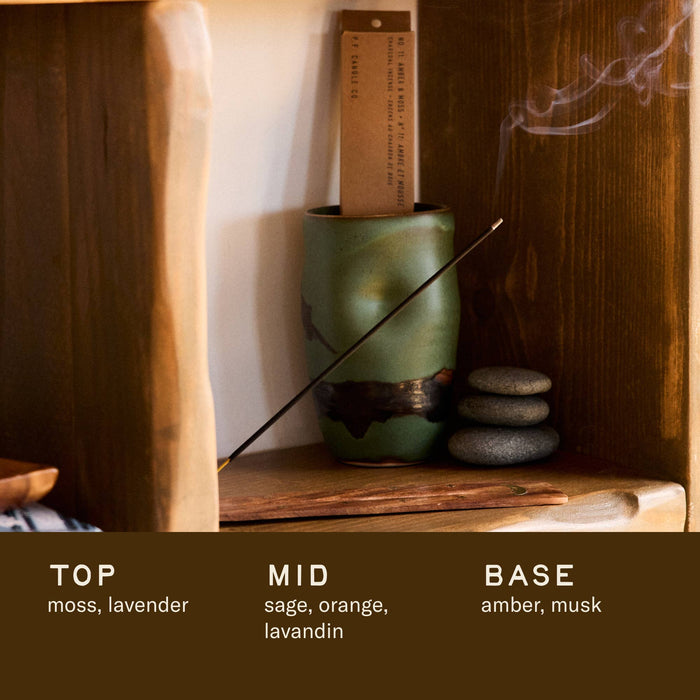 Amber & Moss - Incense Sticks