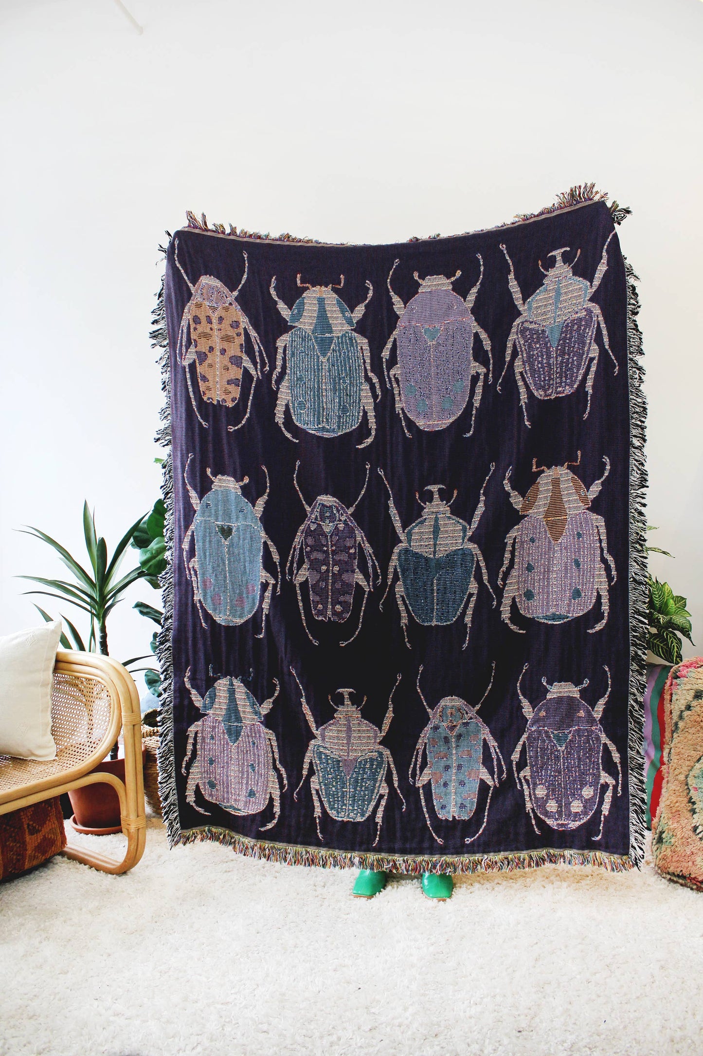 Calhoun & Co. - Beetle Party Tapestry Blanket