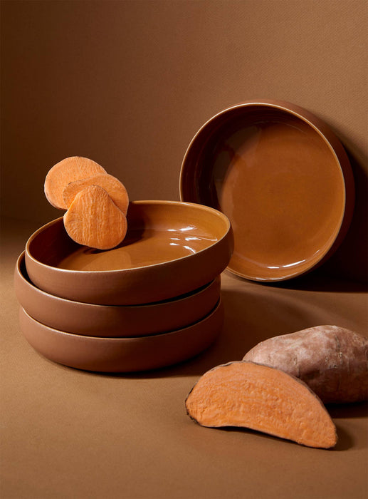 Handmade Stoneware Pasta/Salad Plate