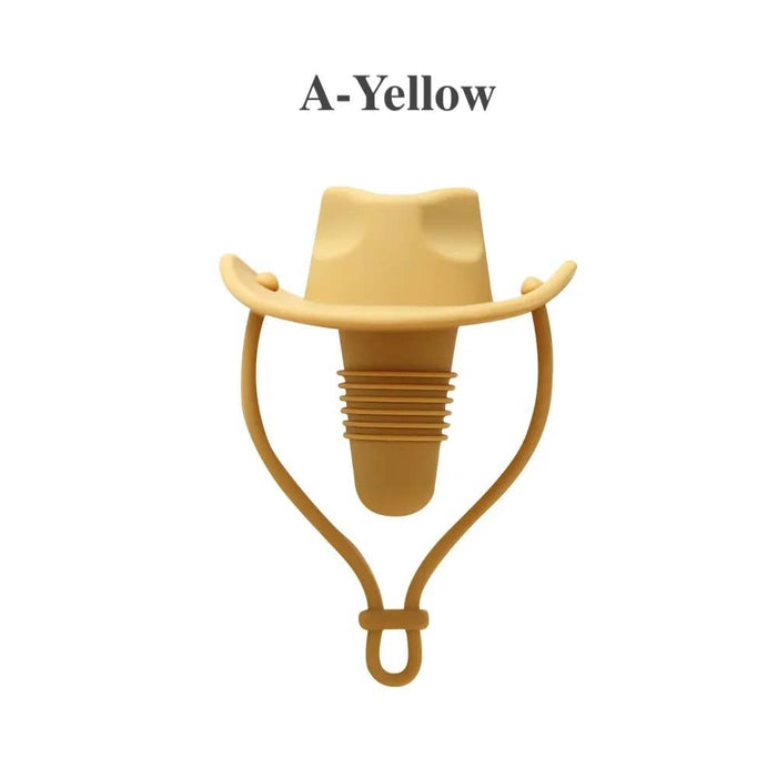 Cowboy Hat Wine Stopper: A Red