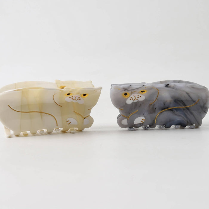 Cat Hair Claw Clip-Iridescent Dark Gray