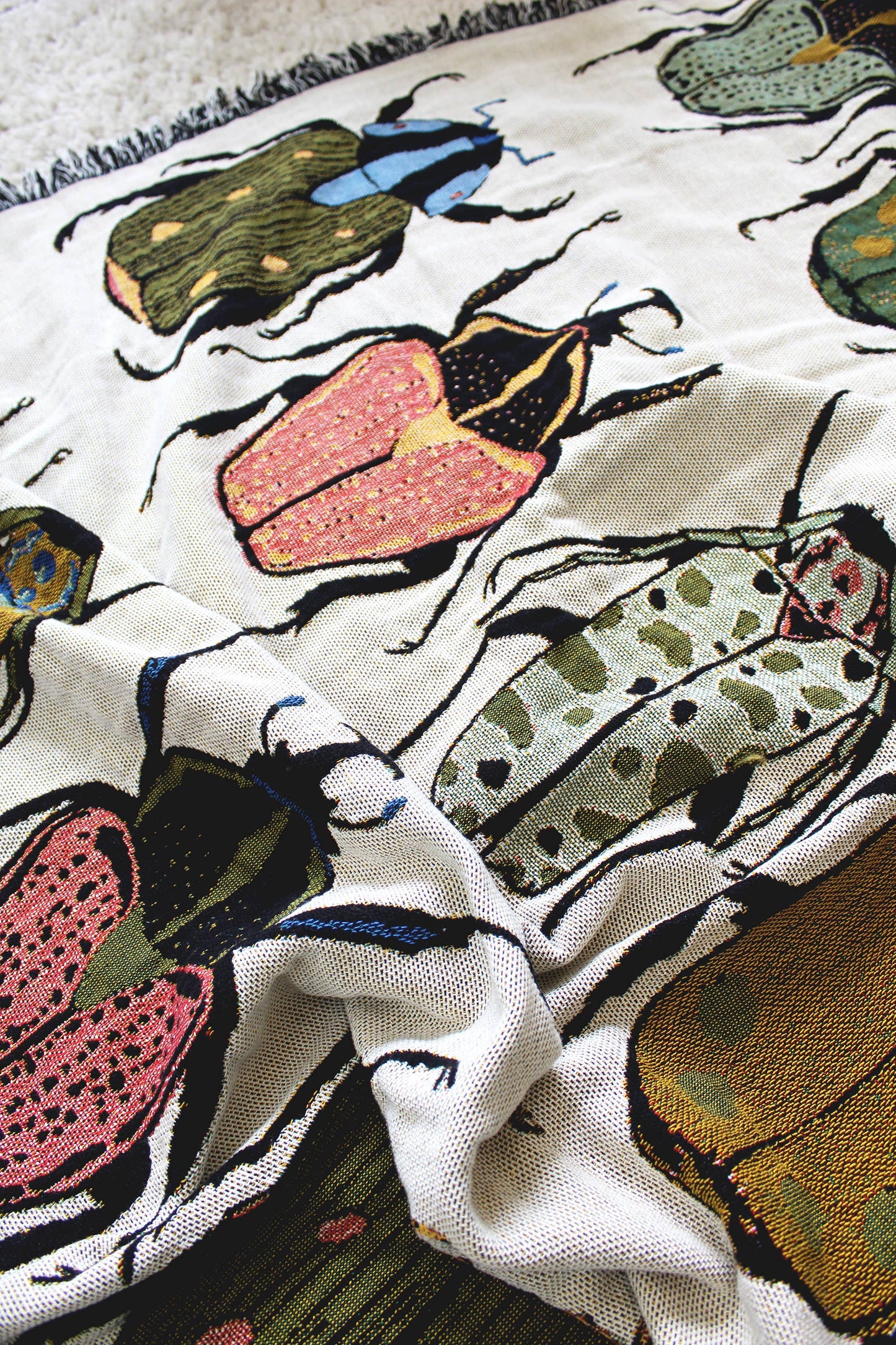 Calhoun & Co. - Beetle Party Tapestry Blanket