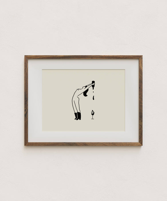 "Bottoms Up" Print- Small