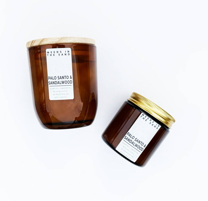 MINI PALO SANTO & SANDALWOOD CANDLE 3OZ