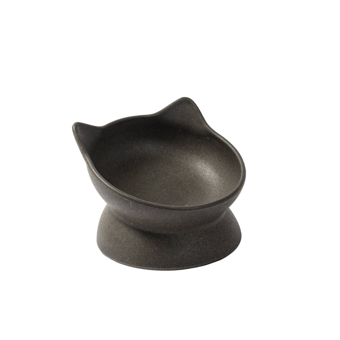 Archie Bamboo Tilt Cat Bowl