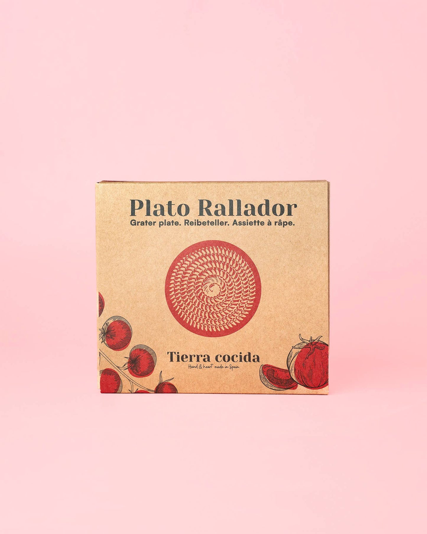 Pottery Garlic Grater Plate  - OLIMPIA