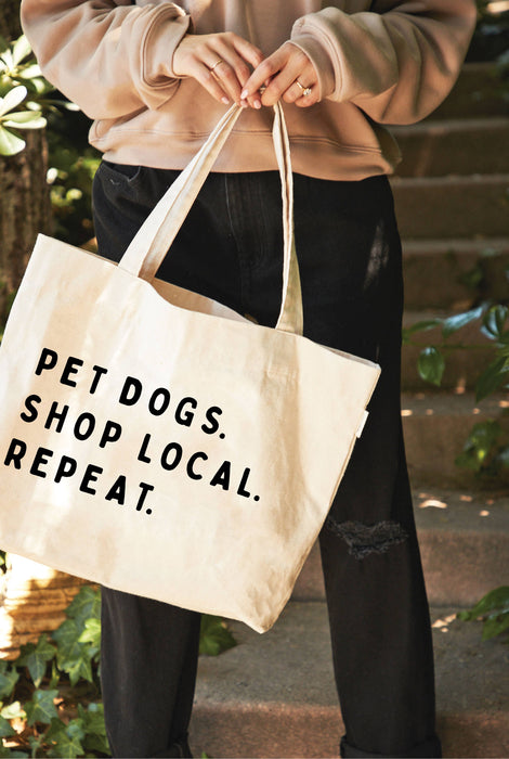 PET DOGS Canvas Tote Bag
