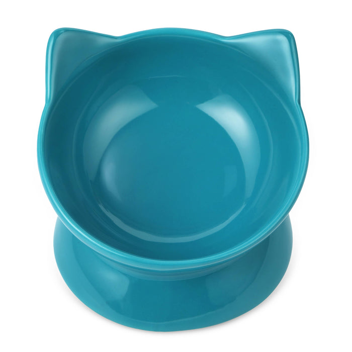 Oscar Tilt Cat Dish: Black