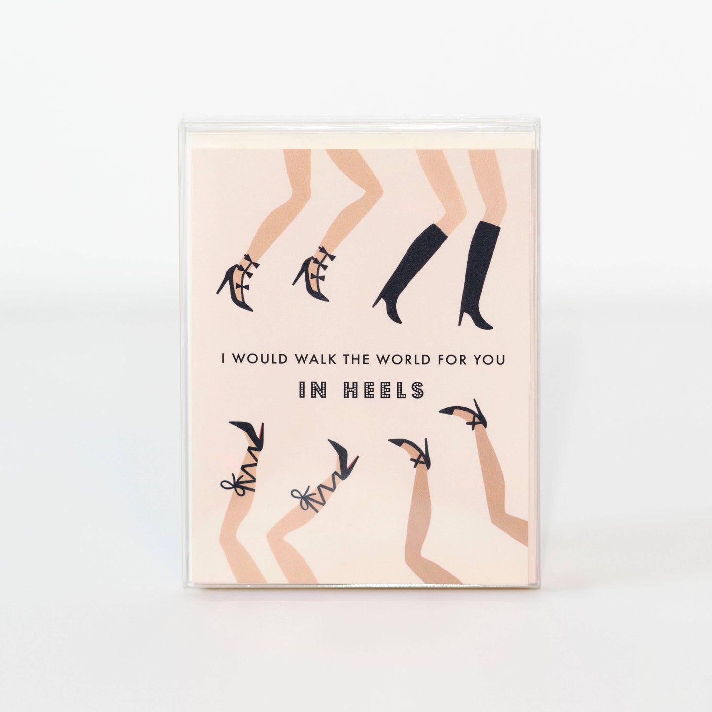 Walk The World Greeting Card by Girl w/ Knife