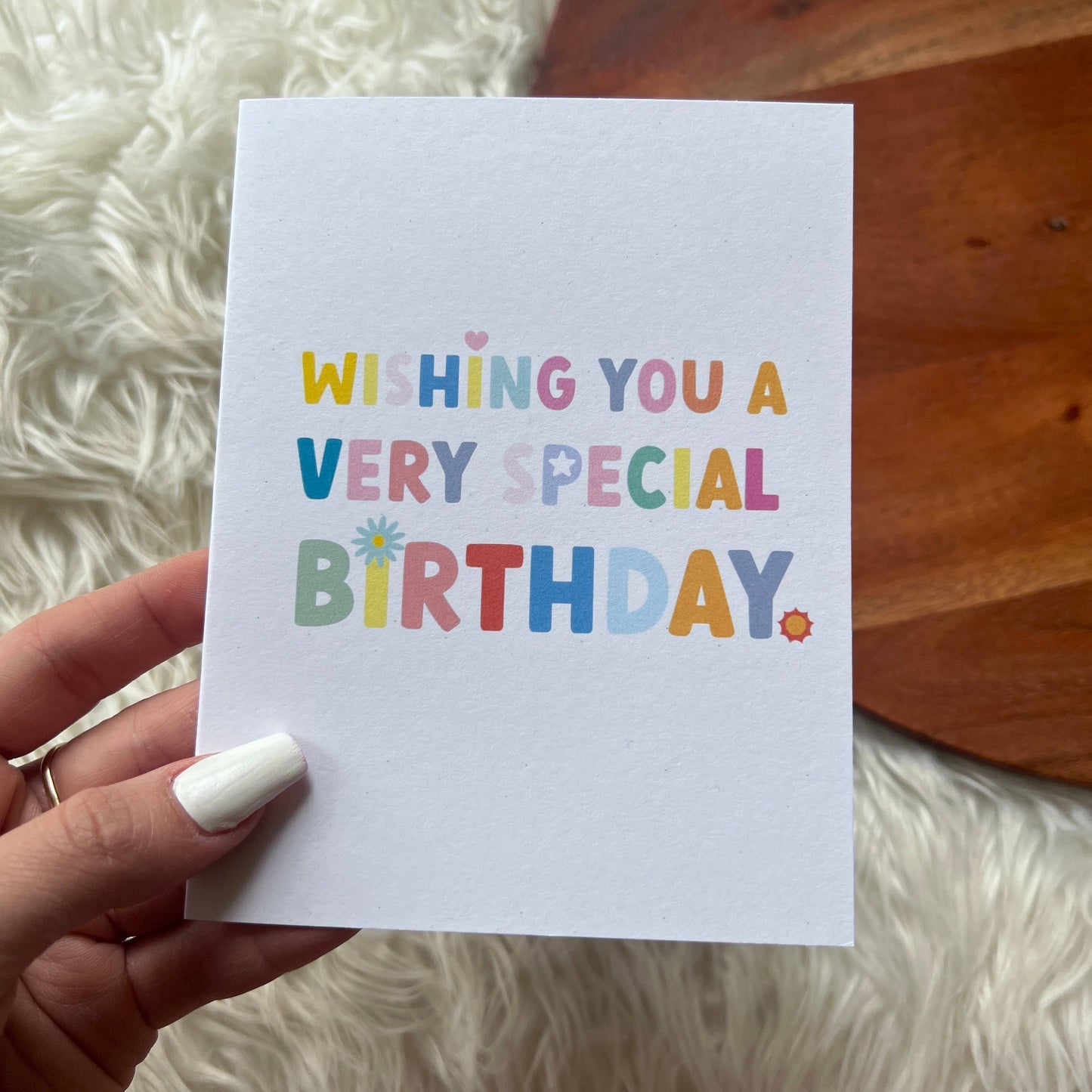 Wishing you a very special birthday birthday card