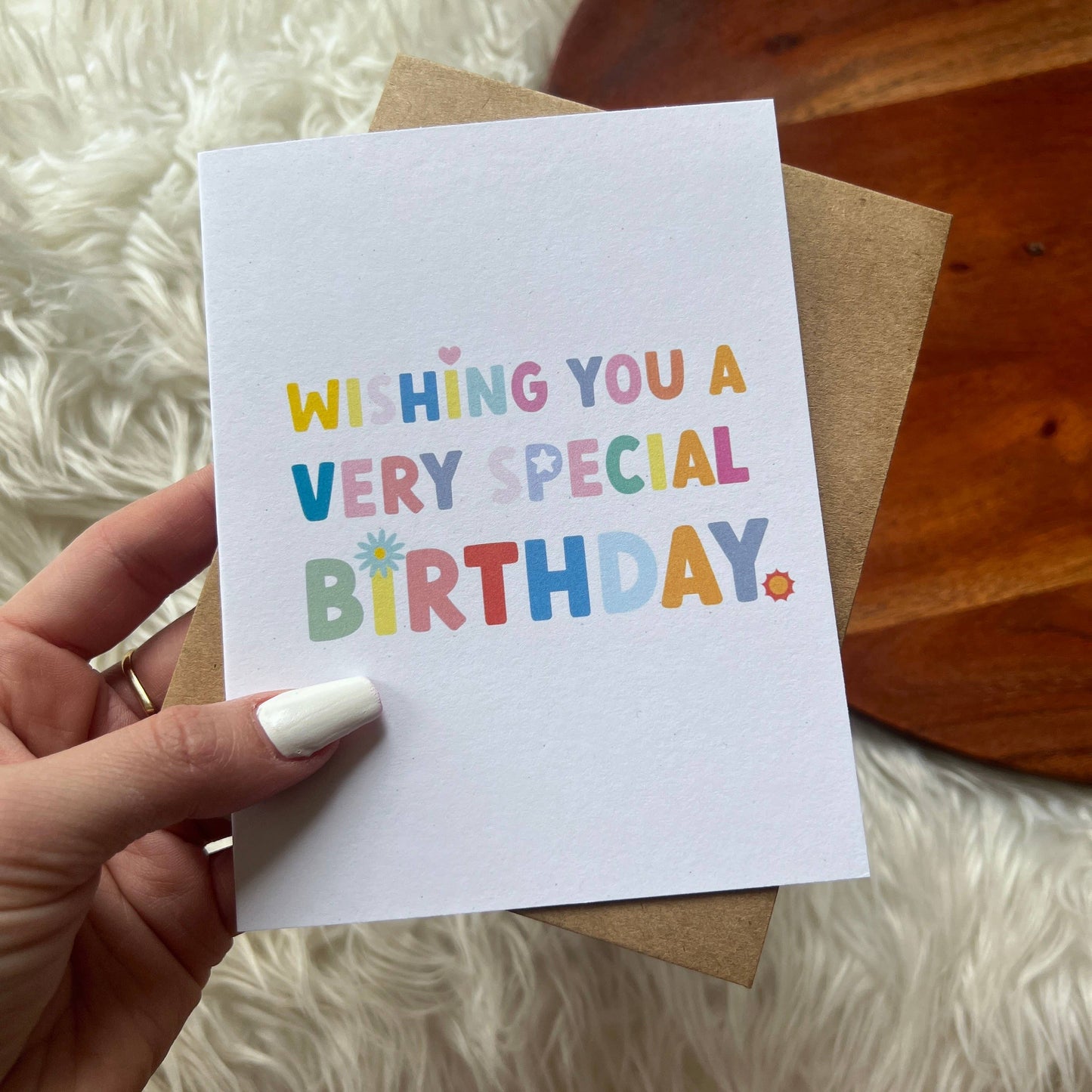 Wishing you a very special birthday birthday card
