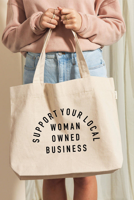 WOMAN OWNED BUSINESS Canvas Tote Bag