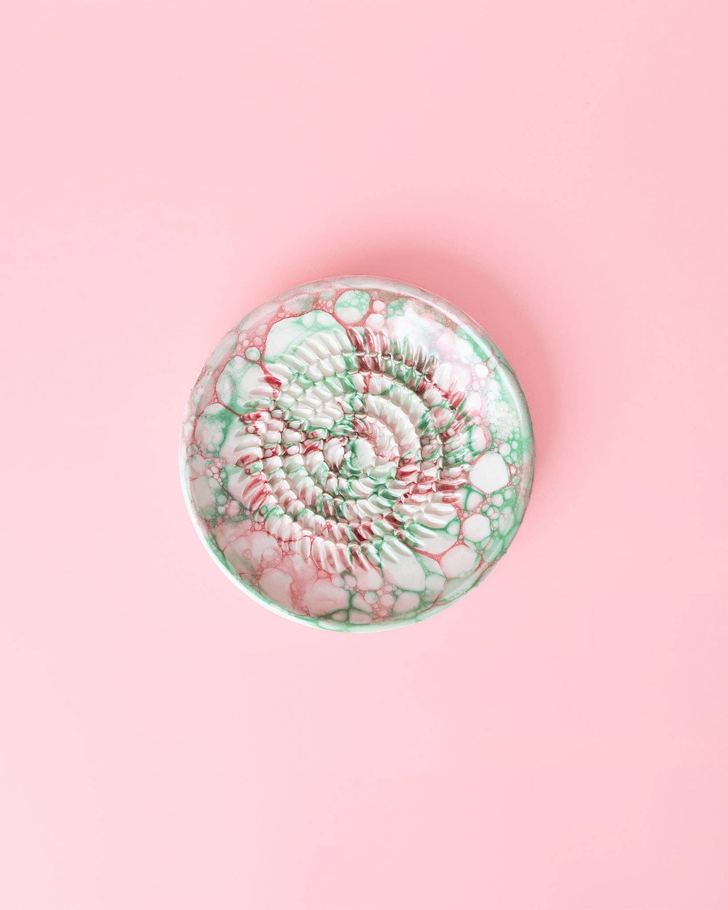 Pottery Garlic Grater Plate  - OLIMPIA