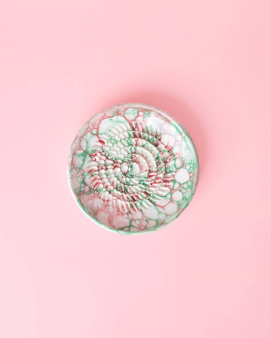 Pottery Garlic Grater Plate  - OLIMPIA