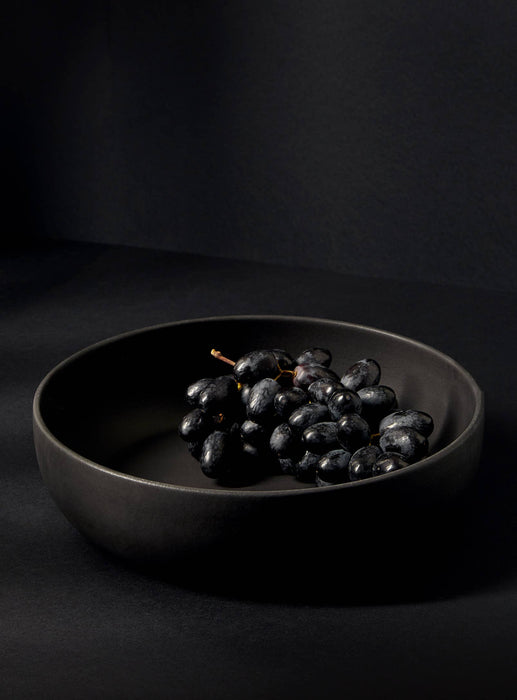 Stoneware Shallow Serving Bowl