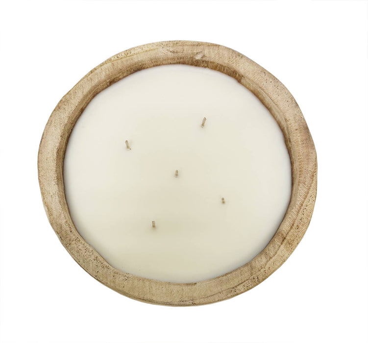 Paulownia Circular Wood Candle