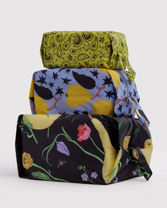 BAGGU 3D Zip Set- Winter Orchard