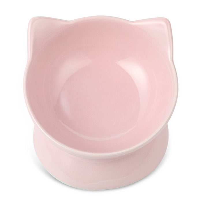 Oscar Tilt Cat Dish: Black