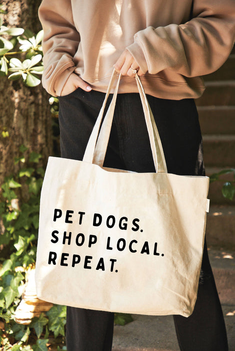 PET DOGS Canvas Tote Bag