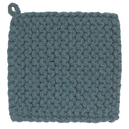 Knit Potholder - Jade