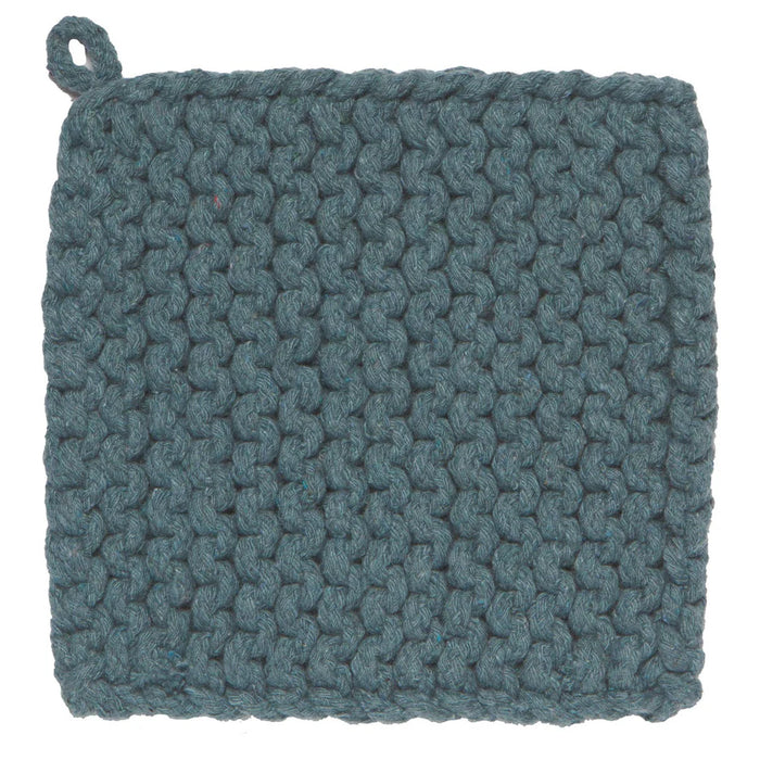 Knit Potholder - Jade