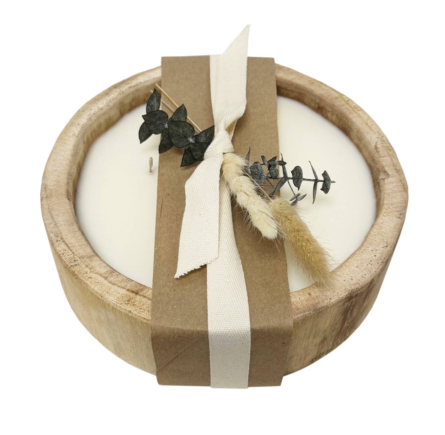 Paulownia Circular Wood Candle