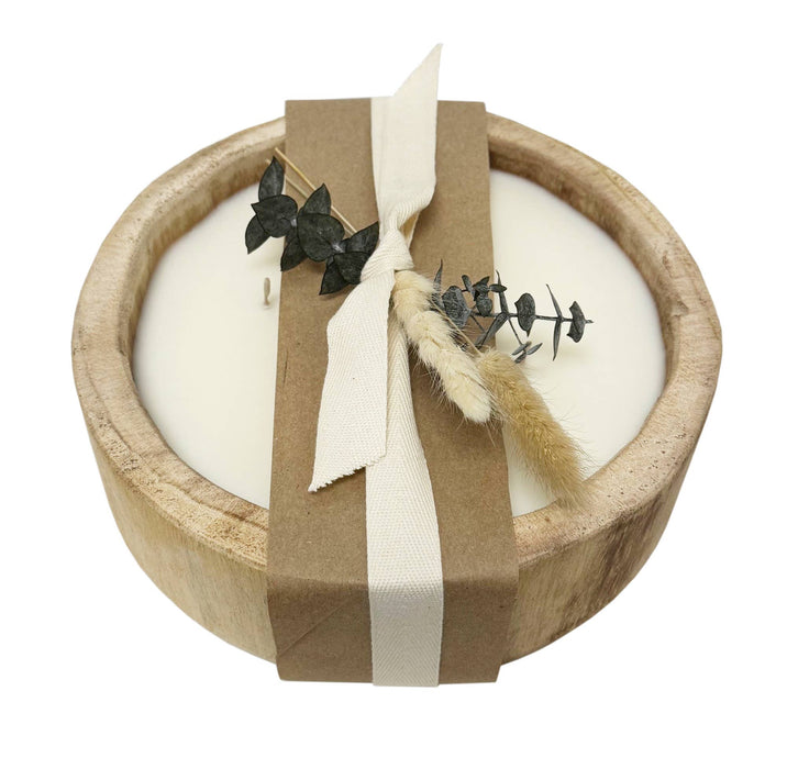 Paulownia Circular Wood Candle